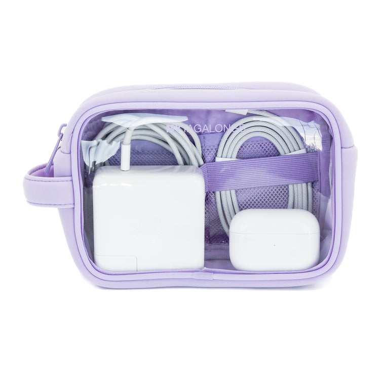 THE CLEAR CABLE ORGANIZER - ORCHID