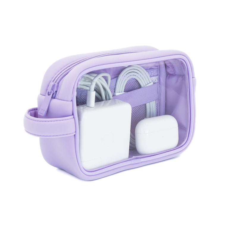 THE CLEAR CABLE ORGANIZER - ORCHID