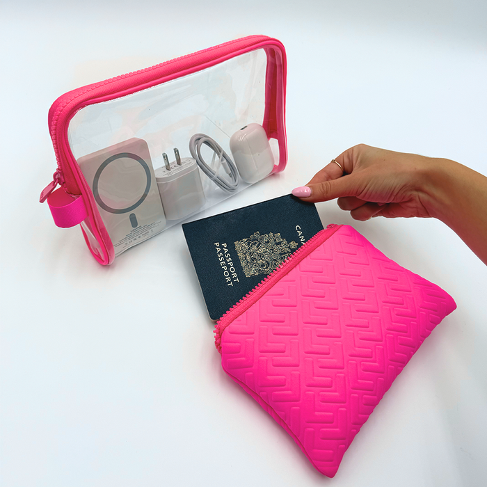 CLEAR POUCH WITH INSERT