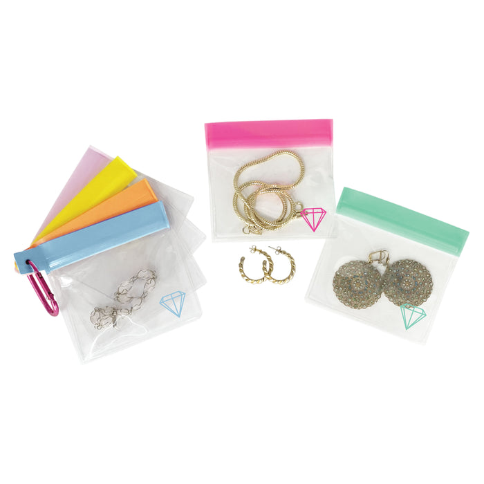 Clear reseable jewelry pouches
