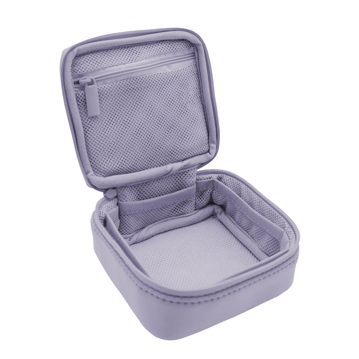 Lilac Cannabis smell proof case made of neoprene