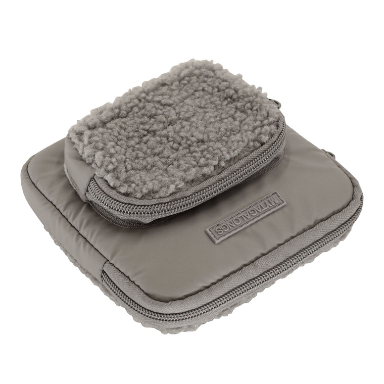 SQUARE CHARGER CASE AND CORD ORGANIZER  - ASPEN SMOKE