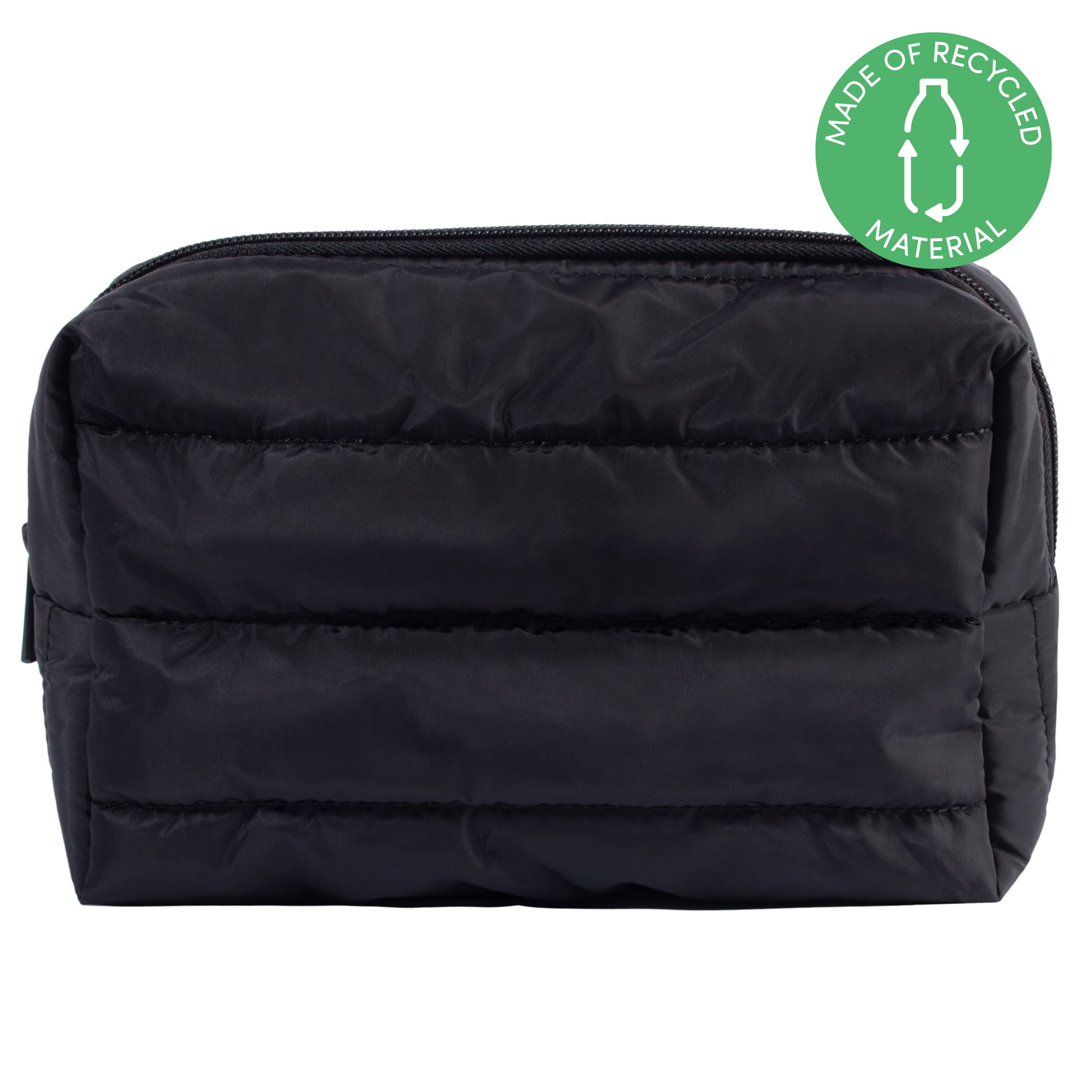COSMETIC POUCH - RECYCLED COLLECTION BLACK