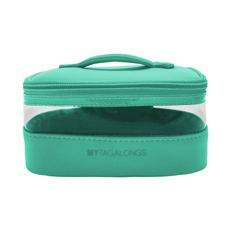 MINI TRAIN CASE COSMETIC BAG - MUST HAVES CLOVER