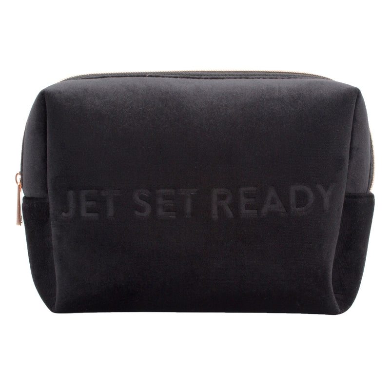 COSMETIC POUCH - VIXEN BLACK (velour finish)