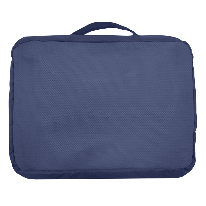 Navy set of 2 packing bags made of polyester