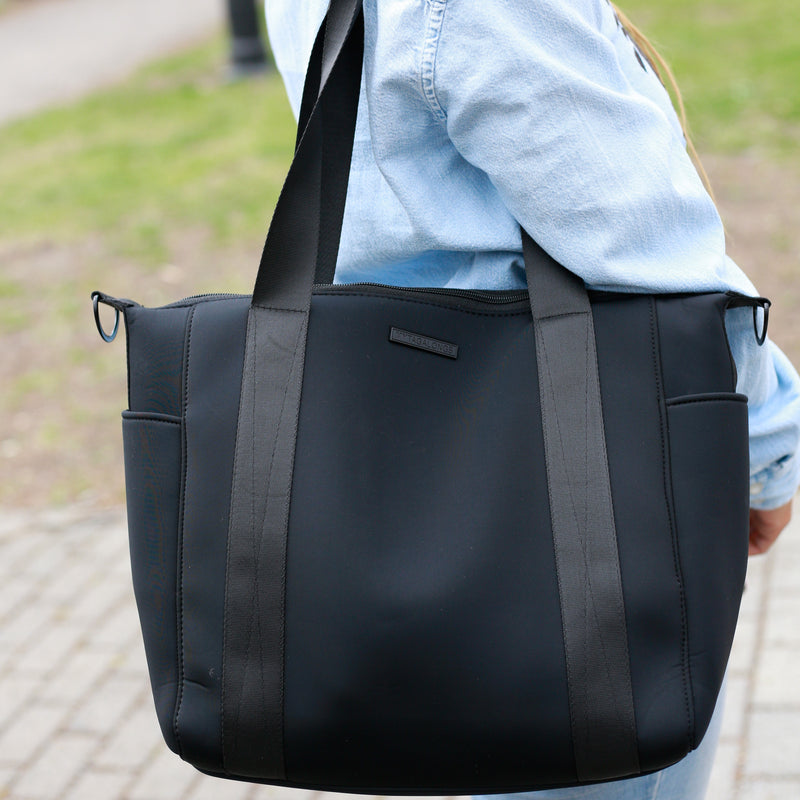 COMMUTER TOTE BAG - EVERLEIGH ONYX