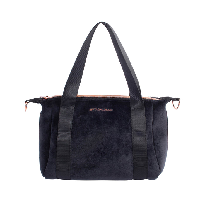 NANO COMMUTER TOTE BAG - VIXEN BLACK (velour finish)
