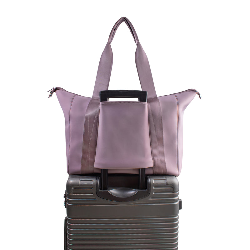 WEEKENDER NEOPRENE TOTE BAG - EVERLEIGH DUSTY LILAC