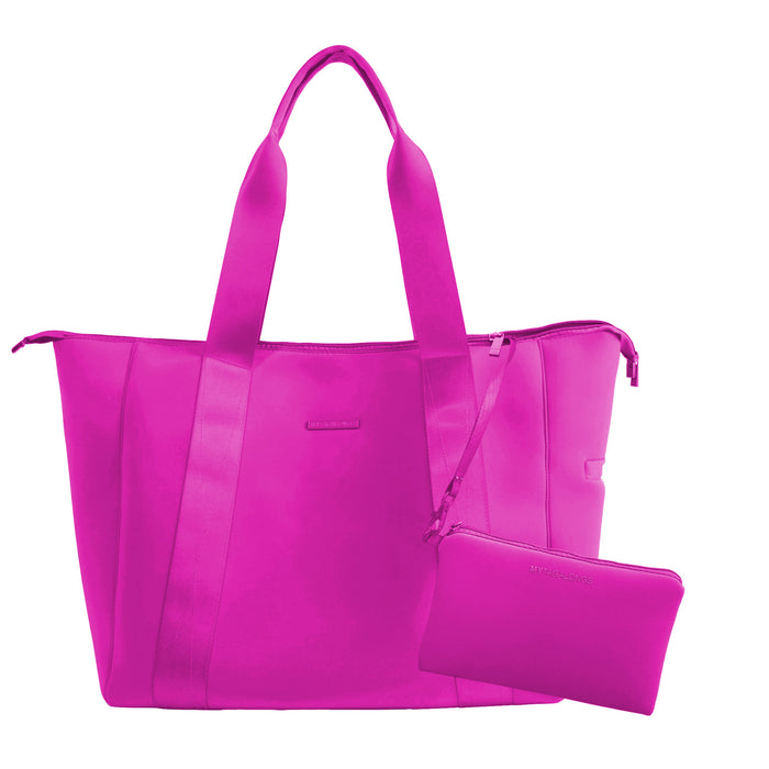 Berry stylish weekender tote bag made of neoprene