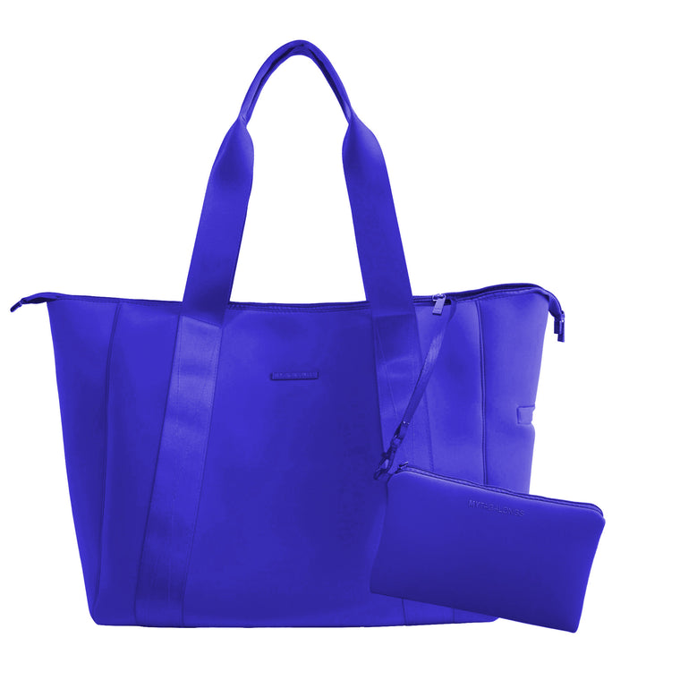 WEEKENDER NEOPRENE TOTE BAG - EVERLEIGH COBALT