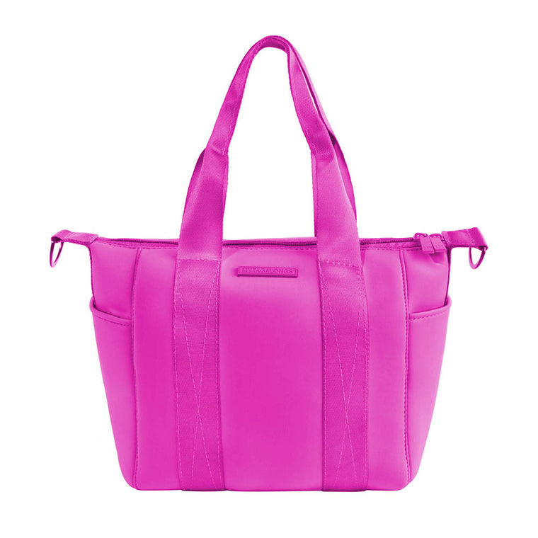 MINI COMMUTER NEOPRENE TOTE BAG - EVERLEIGH BERRY