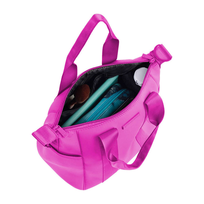 Berry mini tote bag with handles made of neoprene