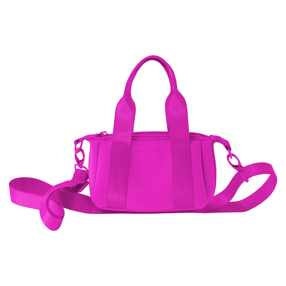 Berry Mini cross body tote bag with handles made of neoprene