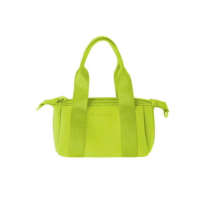 Mojito Mini cross body tote bag with handles made of neoprene