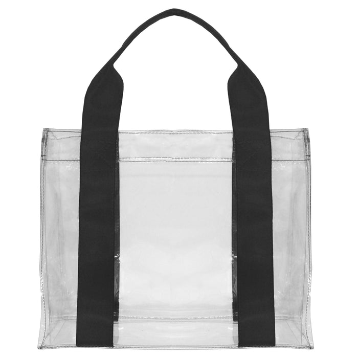 Clear tote with handles