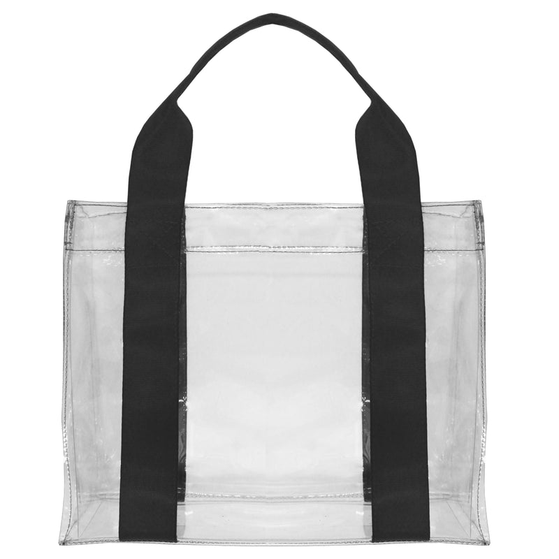 Clear tote with handles