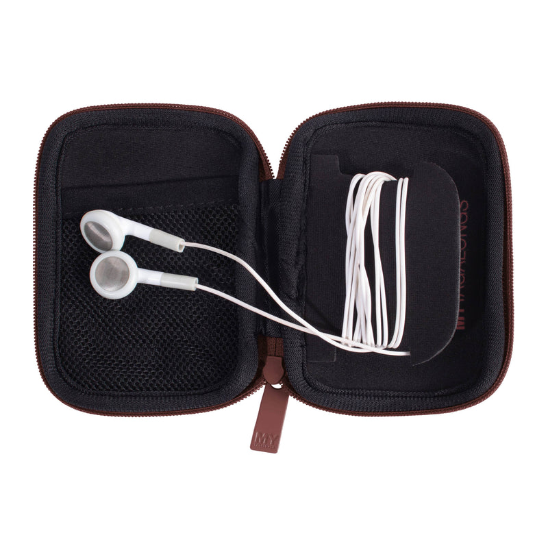 EAR BUD CASE WITH CARABINER - EVERLEIGH DESERT ROSE