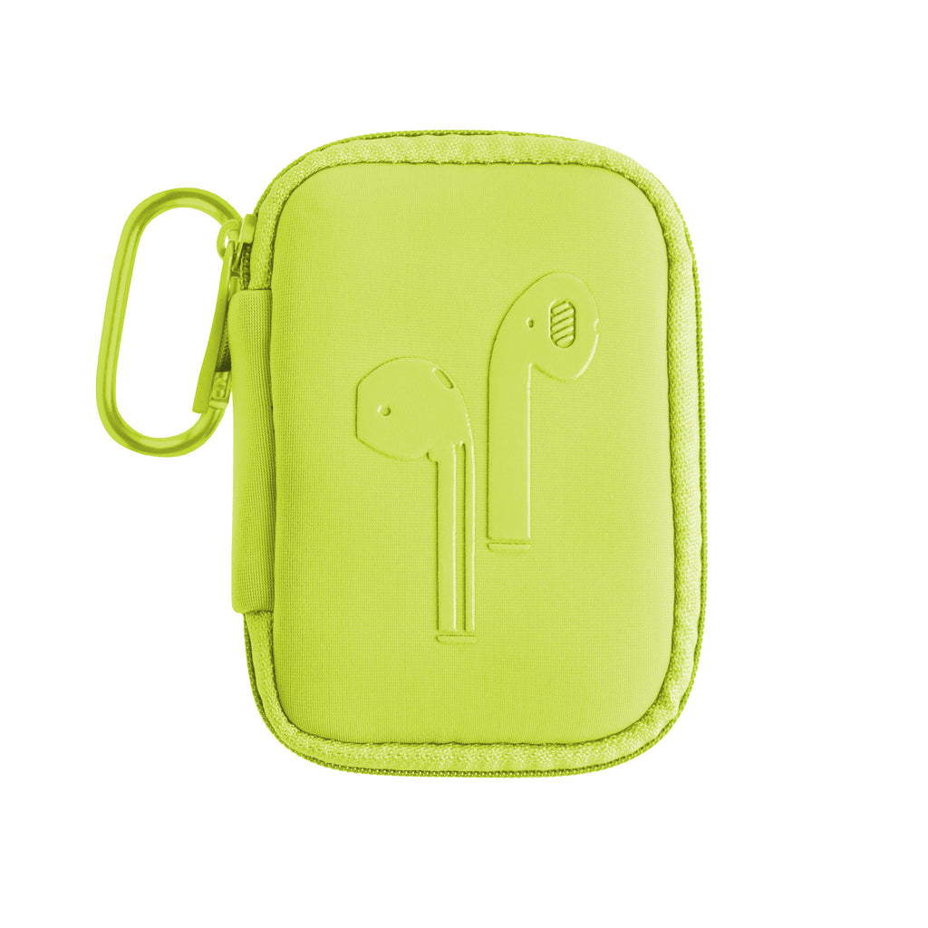 EAR BUD CASE WITH CARABINER - EVERLEIGH MOJITO
