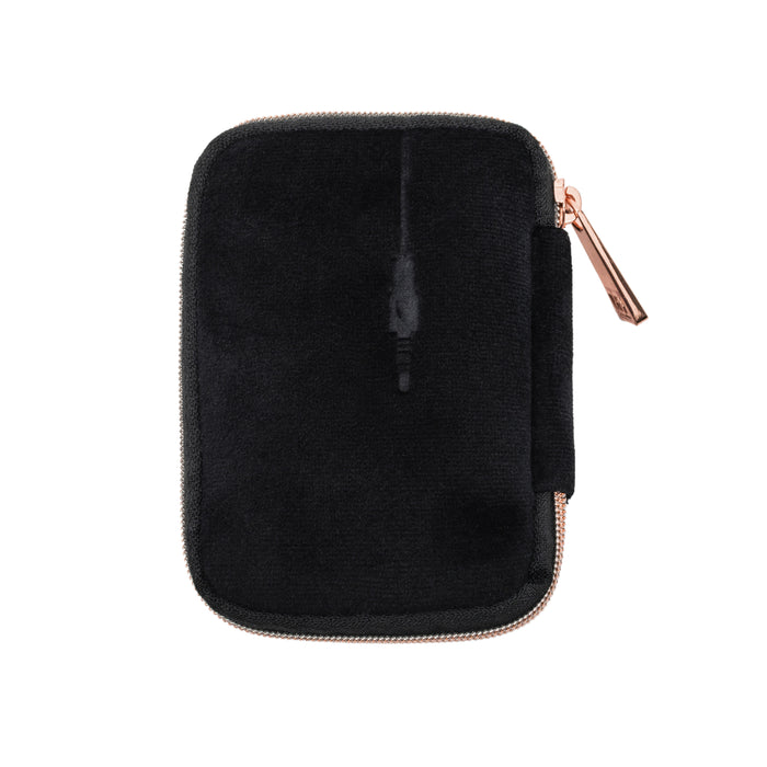 EAR BUD CASE - VIXEN BLACK (velour finish)