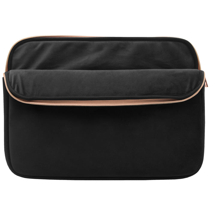 LAPTOP SLEEVE - VIXEN BLACK (velour finish)