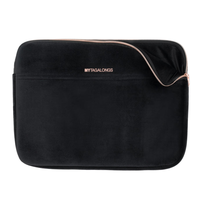 LAPTOP SLEEVE - VIXEN BLACK (velour finish)
