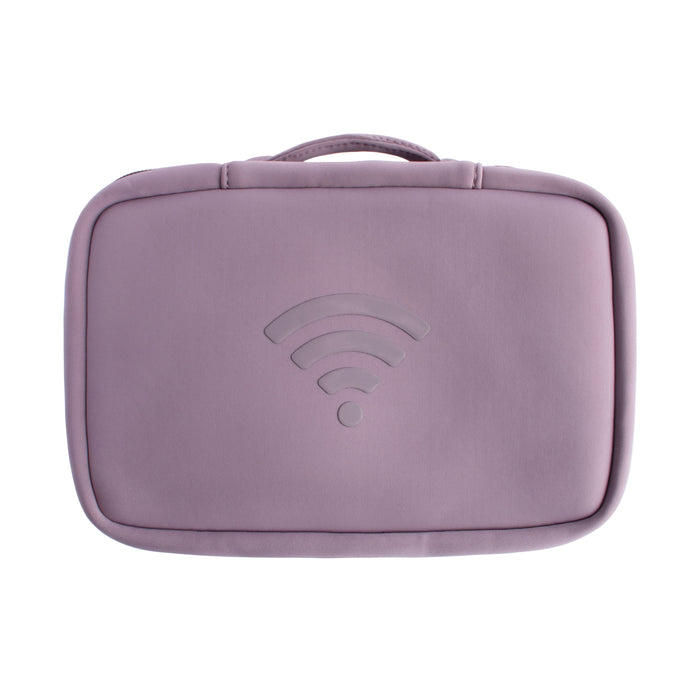 Purple cord and charger case