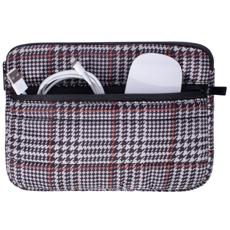 TECH ORGANIZING POUCH/CHARGER CASE AND CORD ORGANIZER - RECYCLED COLLECTION HARPER TWEED