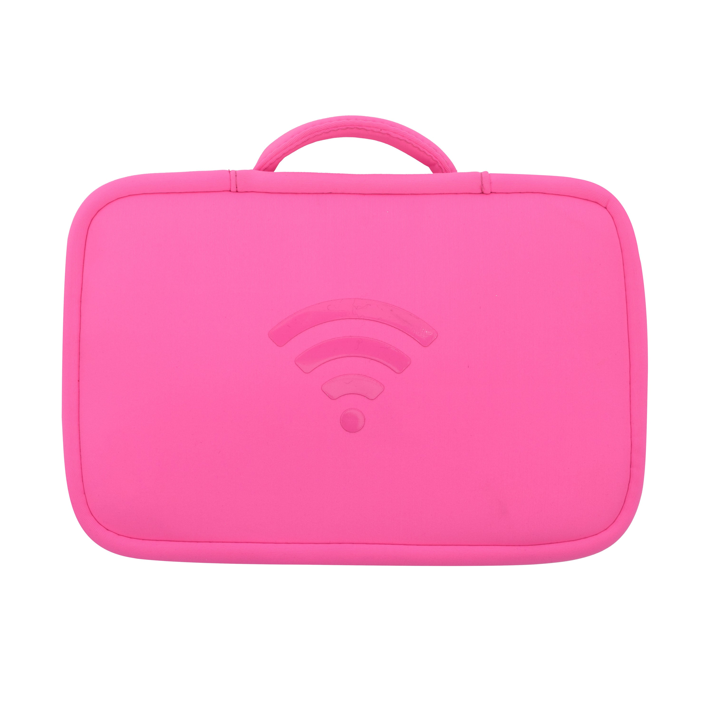 Hot pink neoprene cord and charger case